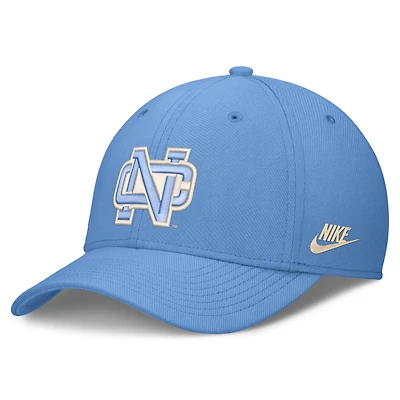 Men's Nike  Carolina Blue North Tar Heels Dri-FIT Vintage Rise Swooshflex Flex Hat