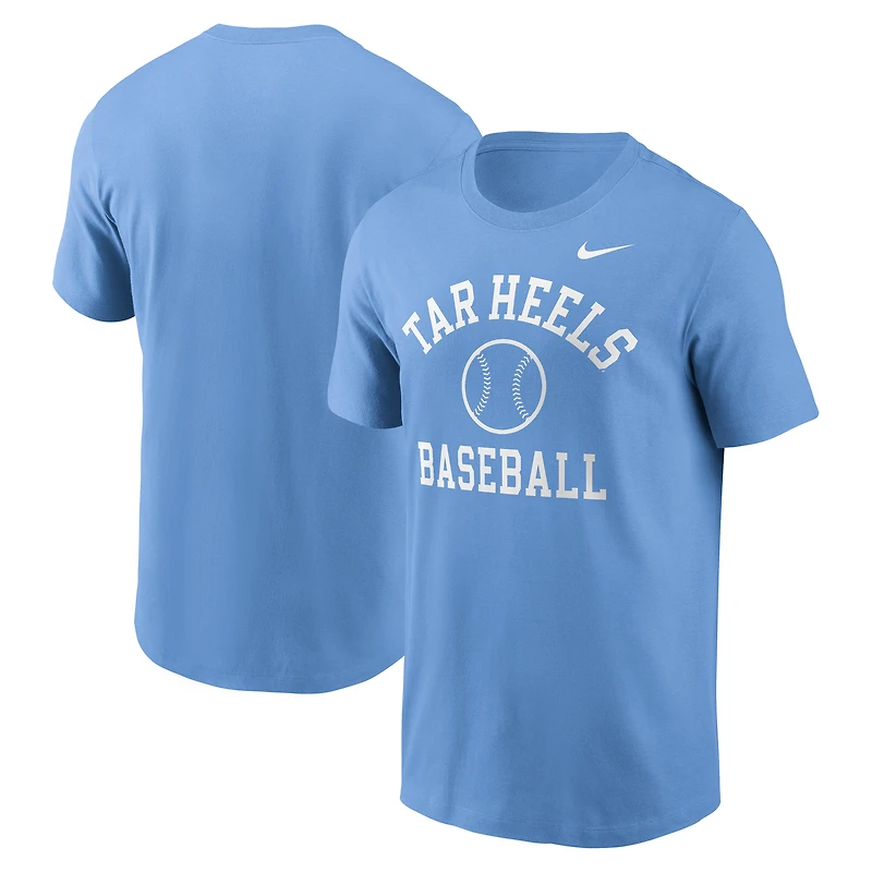 Men's Nike Carolina Blue North Tar Heels Essential Baseball Arch T-Shirt