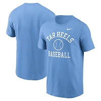 Men's Nike Carolina Blue North Tar Heels Essential Baseball Arch T-Shirt