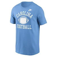 T-shirt Nike blanc pour homme avec logo Legacy Football Icon des Tar Heels de Caroline du Nord