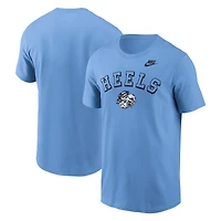 T-shirt Nike Carolina Blue pour homme, logo Legacy des Tar Heels de Caroline du Nord