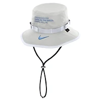 Men's Nike Gray North Carolina Tar Heels 2025 Sideline Apex Boonie Performance Bucket Hat