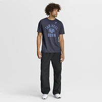Men's Nike Heather Navy North Carolina Tar Heels Legacy Mantra Tri-Blend T-Shirt