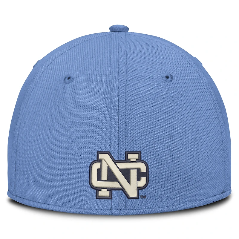 Men's Nike Natural/Carolina Blue North Carolina Tar Heels Legacy Swooshflex Dri-FIT Hat