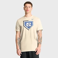 Men's Nike Natural North Carolina Tar Heels Primetime Baseball Icon Legend Dri-FIT T-Shirt