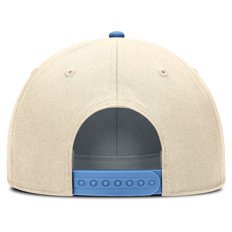 Casquette ajustable Nike Natural North Carolina Tar Heels Primetime Rise pour homme