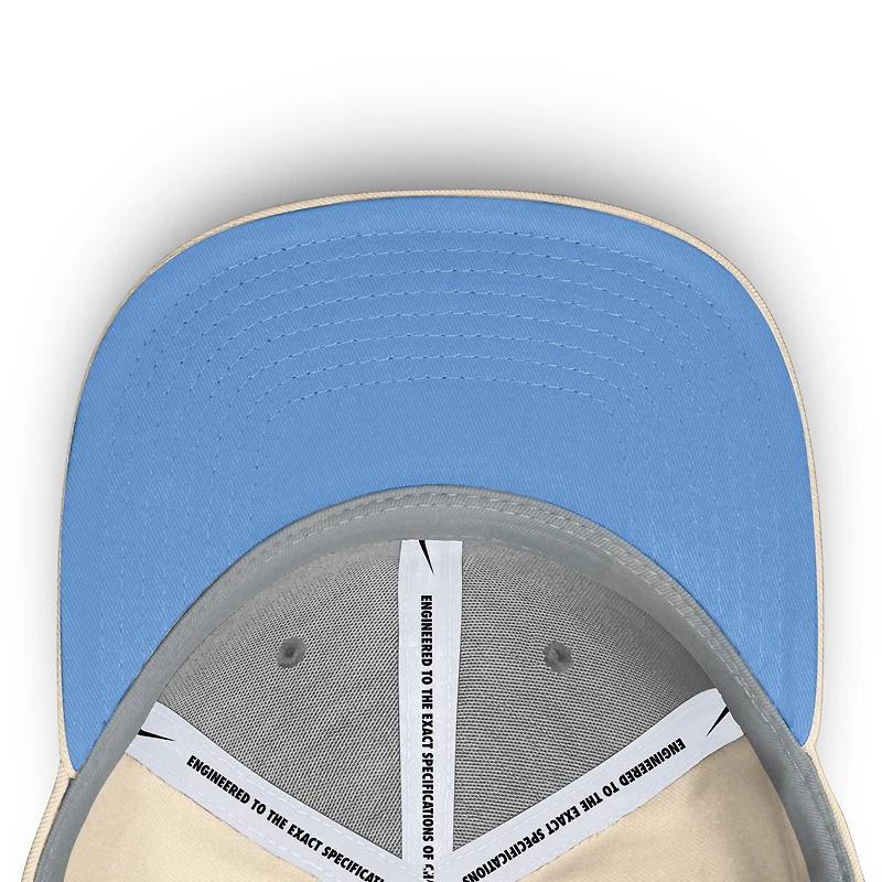 Men's Nike Natural North Carolina Tar Heels Rise Legacy Adjustable Hat