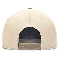 Men's Nike Natural North Carolina Tar Heels Rise Legacy Throwback Logo Adjustable Hat