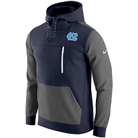 Men's Nike Navy North Carolina Tar Heels AV-15 2.0 Slim Fit Pullover Hoodie