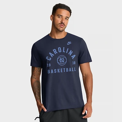 Men's Nike Navy North Carolina Tar Heels Basketball Legacy Arch T-Shirt