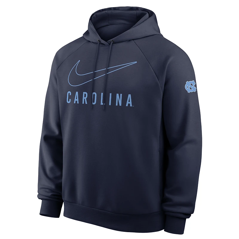 Men's Nike Navy North Carolina Tar Heels Premium Raglan Dri-FIT Hoodie