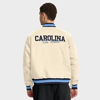 Men's Nike Tan North Carolina Tar Heels Legacy Full-Snap Bomber Jacket