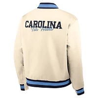Blouson aviateur Nike Tan North Carolina Tar Heels Legacy à boutons-pression pour homme