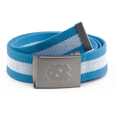 Ceinture en tissu pour homme North Carolina Tar Heels
