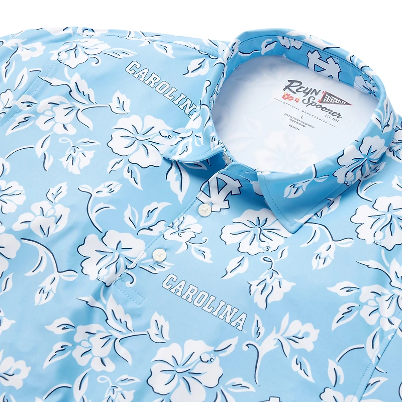 Polo de performance Reyn Spooner Carolina Blue North Tar Heels pour hommes