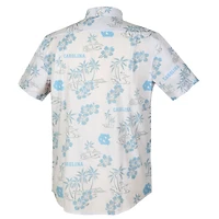 Chemise boutonnée classique tri-blend Reyn Spooner blanche des Tar Heels de Caroline du Nord pour homme