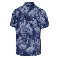 Men's Tommy Bahama Blue North Carolina Tar Heels Coast Nuevo Fronds Button-Up Shirt