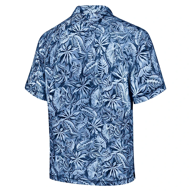 Polo Tommy Bahama bleu North Carolina Tar Heels Tropical Score IslandZone pour hommes