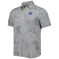 Polo Miramar Blooms Tommy Bahama Grey North Carolina Tar Heels pour homme