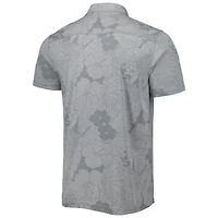Polo Miramar Blooms Tommy Bahama Grey North Carolina Tar Heels pour homme