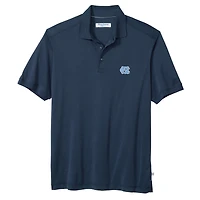 Men's Tommy Bahama Navy North Carolina Tar Heels IslandZone Bay Stripe Polo