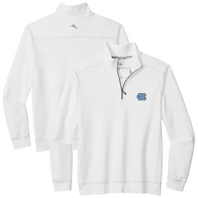 Men's Tommy Bahama White North Carolina Tar Heels Montego Bay Half-Zip Jacket
