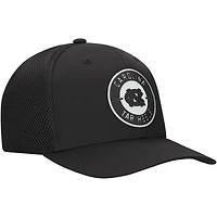 Casquette extensible noire pour homme Top of the World avec patch Abbot des Tar Heels de Caroline du Nord