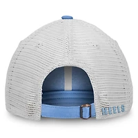 Casquette ajustable à imprimé tie-dye bleu/blanc de Caroline du Nord pour homme Top of the World Carolina Tar Heels