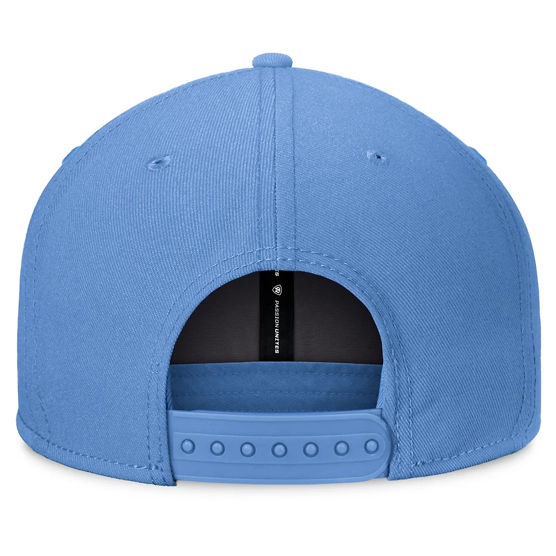 Men's Top of the World Carolina Blue North Carolina Tar Heels Fundamental Snapback Hat