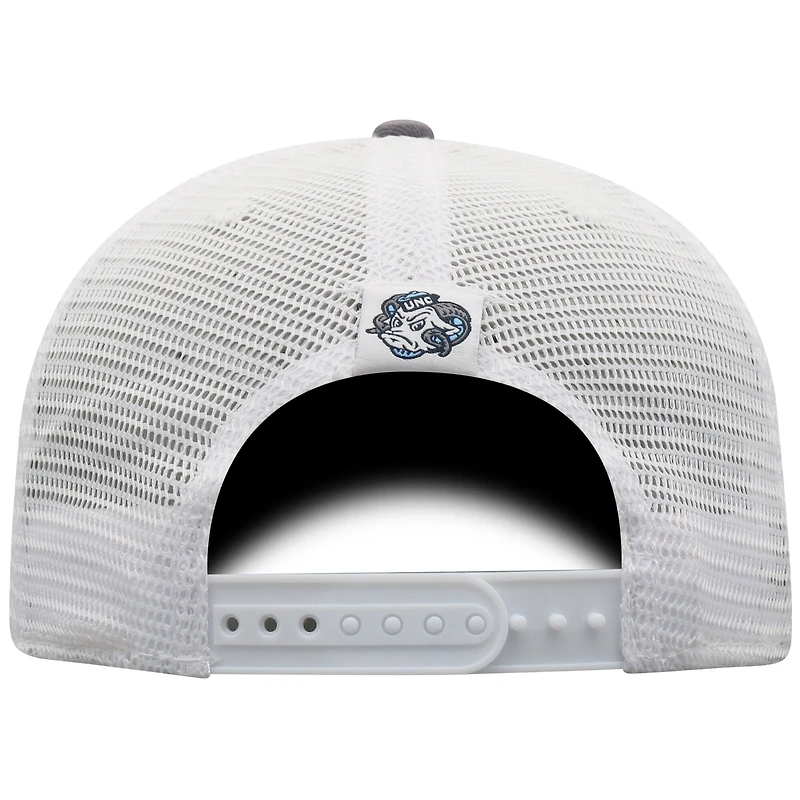 Casquette ajustable Top of the World pour homme, gris, North Carolina Tar Heels