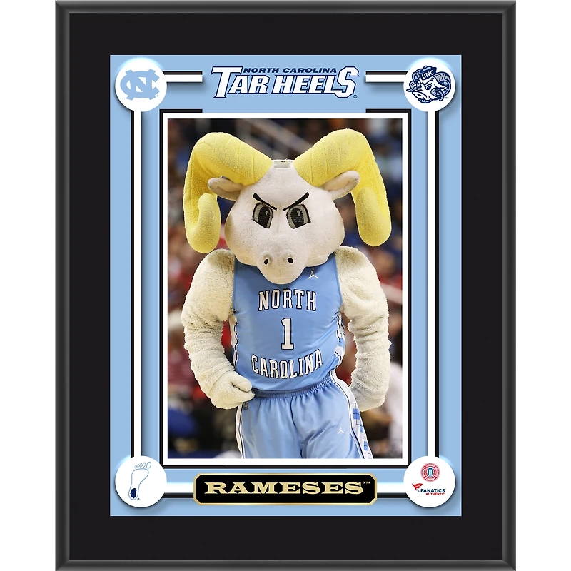 North Carolina Tar Heels 10.5" x 13" Rameses Sublimated Mascot Plaque