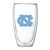 North Carolina Tar Heels 15oz. Double Wall Thermo Glass