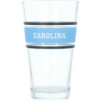 North Carolina Tar Heels 16oz. Stripe Pint Glass