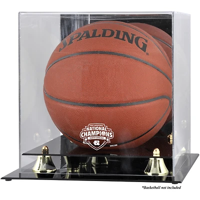 North Carolina Tar Heels 2017 NCAA Men's Basketball National Champions Golden Classic Basketball Logo Vitrine
