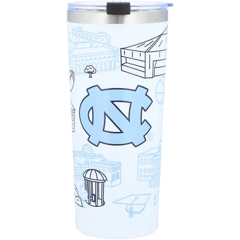 North Carolina Tar Heels 24oz. Campus Tumbler