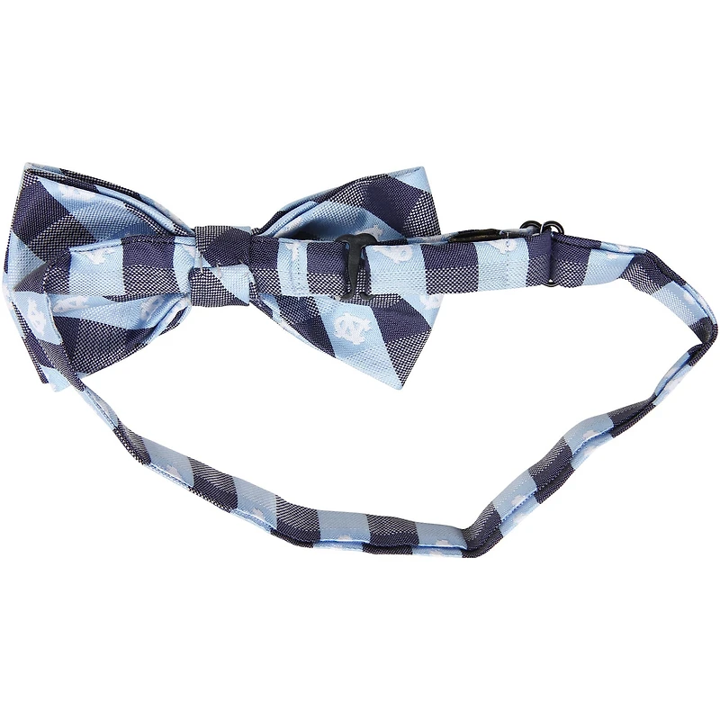 North Carolina Tar Heels Check Bow Tie