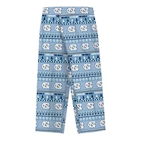 Preschool Outerstuff  Carolina Blue North Tar Heels Ugly Sweater Pajama Set