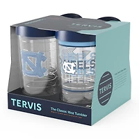 Tervis North Carolina Tar Heels Pack de quatre 16oz. Ensemble de gobelets classiques