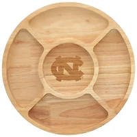 The Memory Company Plateau de service pour copeaux de bois et trempette North Carolina Tar Heels