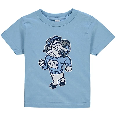 T-shirt pour tout-petit bleu Caroline avec grand logo des Tar Heels de du Nord