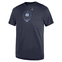 Toddler Jordan Brand Navy North Carolina Tar Heels Legend Football Performance T-Shirt