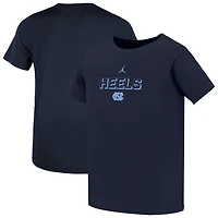 T-shirt Jordan Brand bleu marine pour enfant, motif Legend Performance des Tar Heels de Caroline du Nord