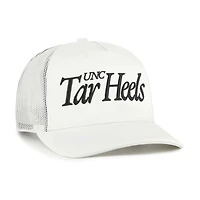 Unisex '47  Cream North Carolina Tar Heels Foundation Script Adjustable Trucker Hat