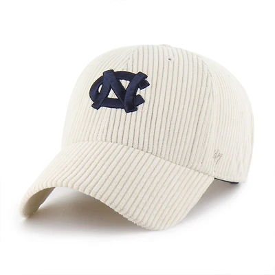 Unisex '47 Cream North Carolina Tar Heels Luminance Mellow Clean Up Adjustable Hat
