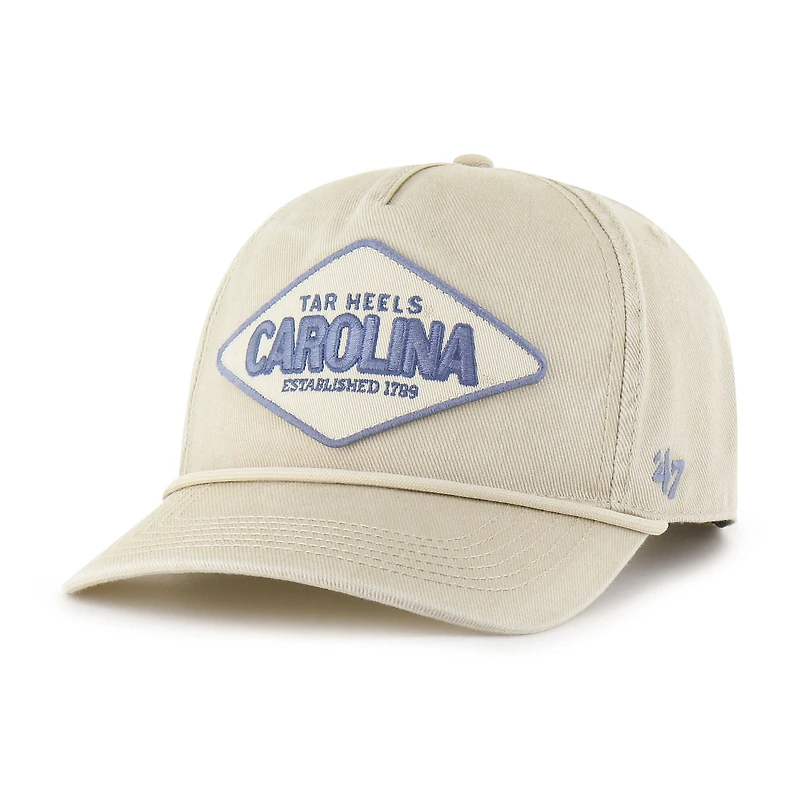 Casquette ajustable unisexe « 47 Cream North Carolina Tar Heels Outdoorsmen Cairn Hitch »