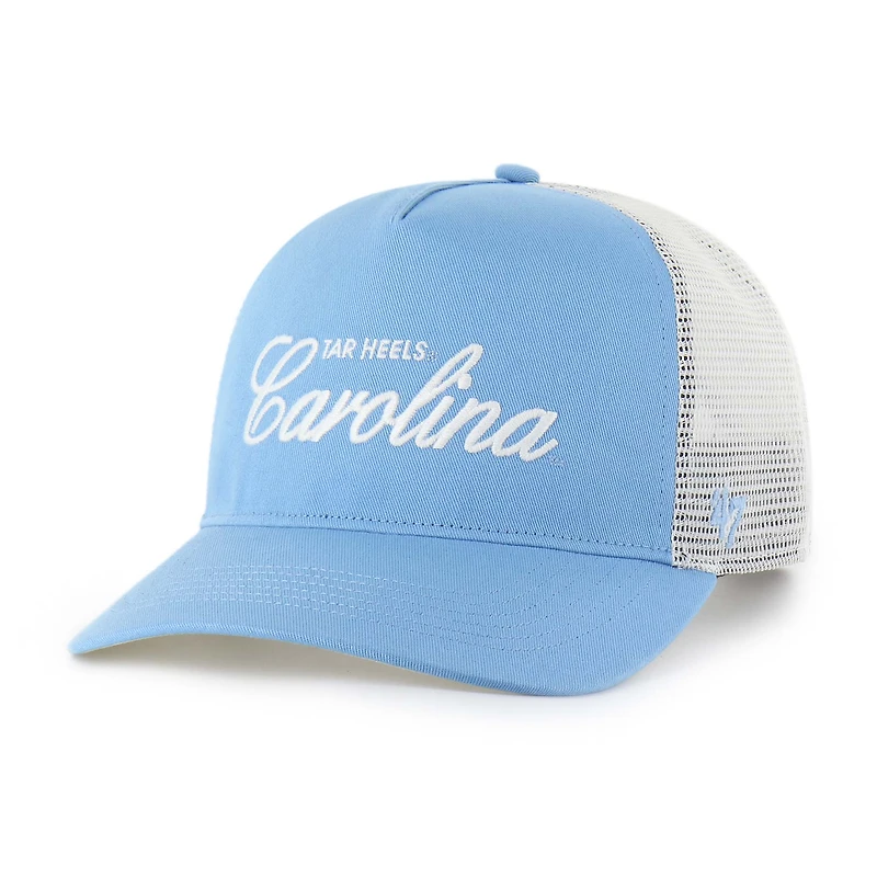 Unisex '47 Light Blue North Carolina Tar Heels Contemporary Basics Foundation Trucker Hitch Adjustable Hat