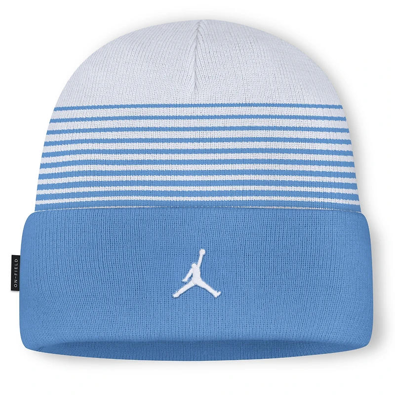 Unisex Jordan Brand Carolina Blue/White North Carolina Tar Heels On-Field Utility Knit Hat
