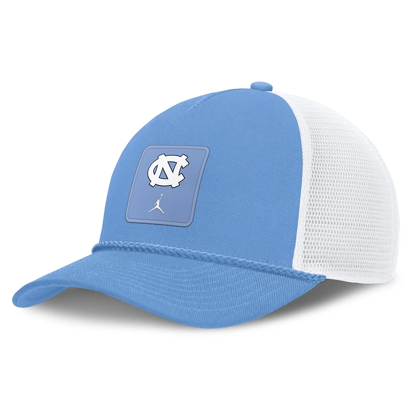 Unisex Jordan Brand Carolina Blue North Carolina Tar Heels 2026 On-Field Gameday Rope Trucker Adjustable Hat