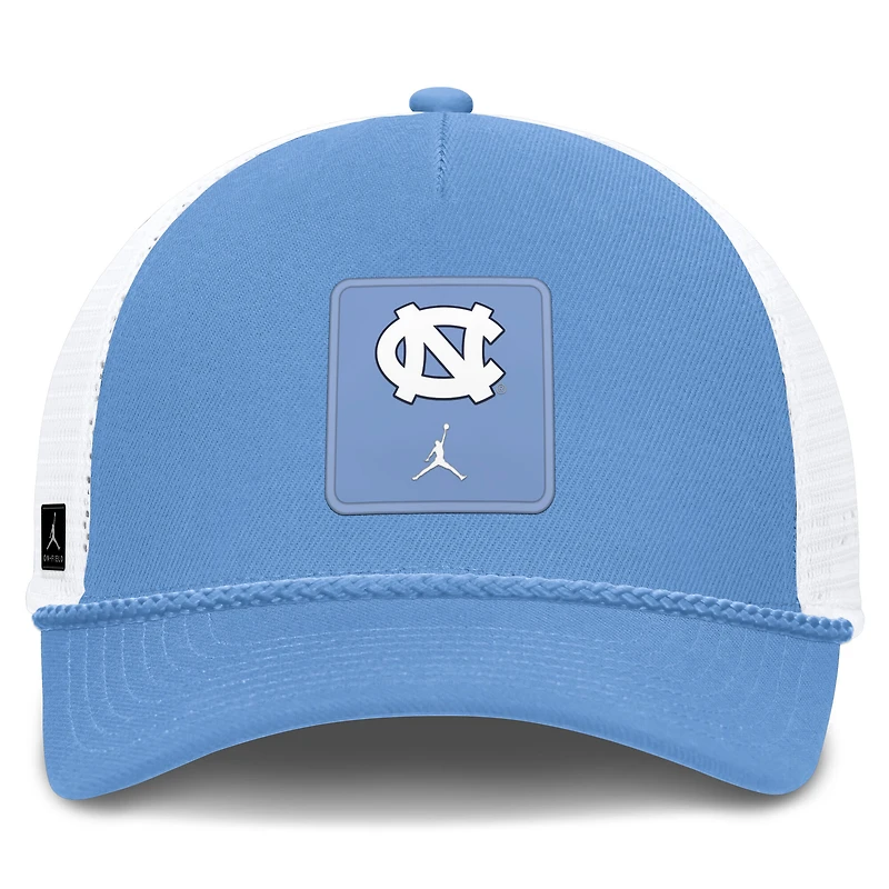 Unisex Jordan Brand Carolina Blue North Carolina Tar Heels 2026 On-Field Gameday Rope Trucker Adjustable Hat