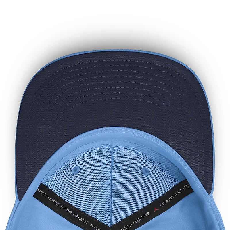 Casquette unisexe ajustable Jordan Brand Carolina Blue North Carolina Tar Heels Primetime Chant Club